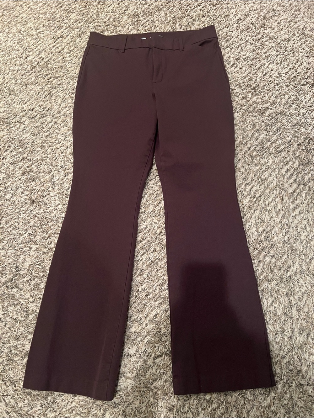 Old Navy Brown Flare Wide-Leg Jeans